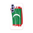 Galaxy A54 5G ギャラクシー SC-53D SCG21 専用 ケース 共通対応 sc53d igcase スマホカバー カバー ケース pc ハードケース 018502 国旗 maldives モルディブ