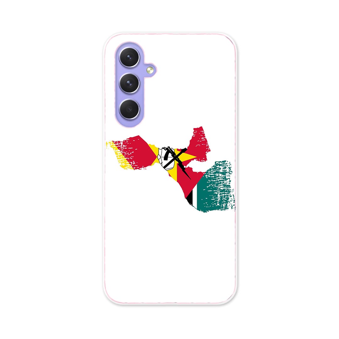乐天商城 - Galaxy A54 5G ギャラクシー SC-53D SCG21 専用 ケース 共通対応 sc53d igcase スマホカバー カバー ケース pc ハードケース 018894 国旗 mozambique モザンビーク