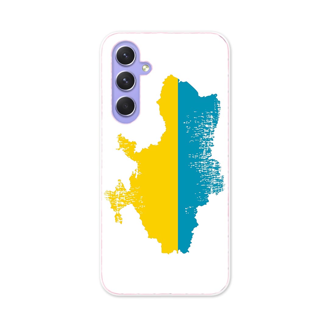 Galaxy A54 5G ギャラクシー SC-53D SCG21 専用 ケース 共通対応 sc53d igcase スマホカバー カバー ケース pc ハードケース 018975 国旗 ukraine ウクライナ