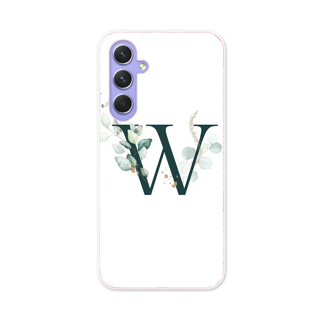 Galaxy A54 5G ギャラクシー SC-53D SCG21 専用 ケース 共通対応 sc53d igcase スマホカバー カバー ケース pc ハードケース 019401 フォント 文字 w アルファベット