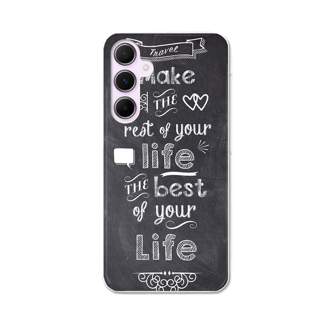 Rakuten - Galaxy A55 5G 用 ハードケース SC-53E / SCG27 共通対応 ケース カバー ハードケース 010418 黒板　英語　ハート