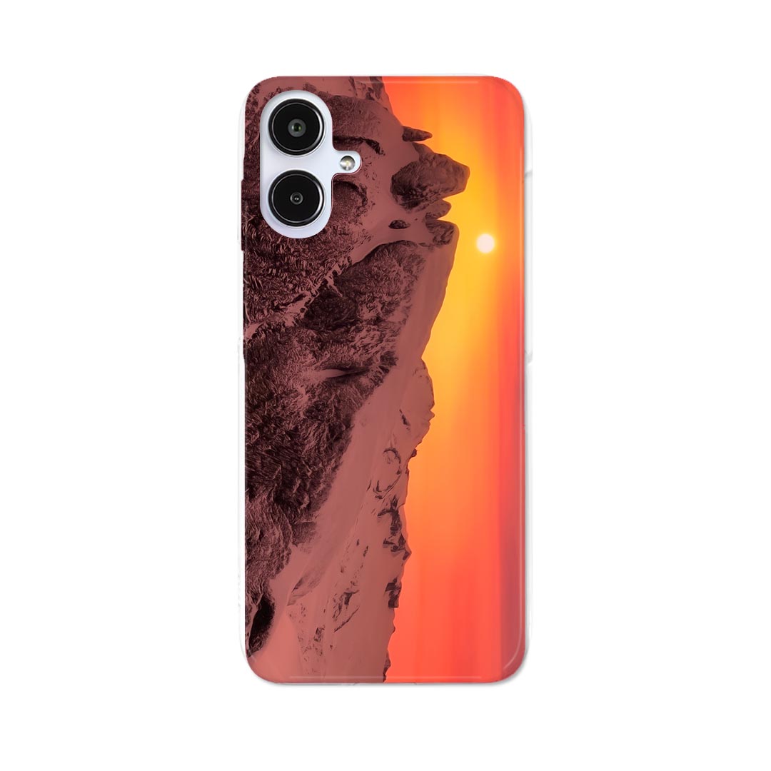 Rakuten - Galaxy A25 用 SC-53F / SCG33 共通対応 sc53f ケース カバー ハードケース 033631 夕日 山