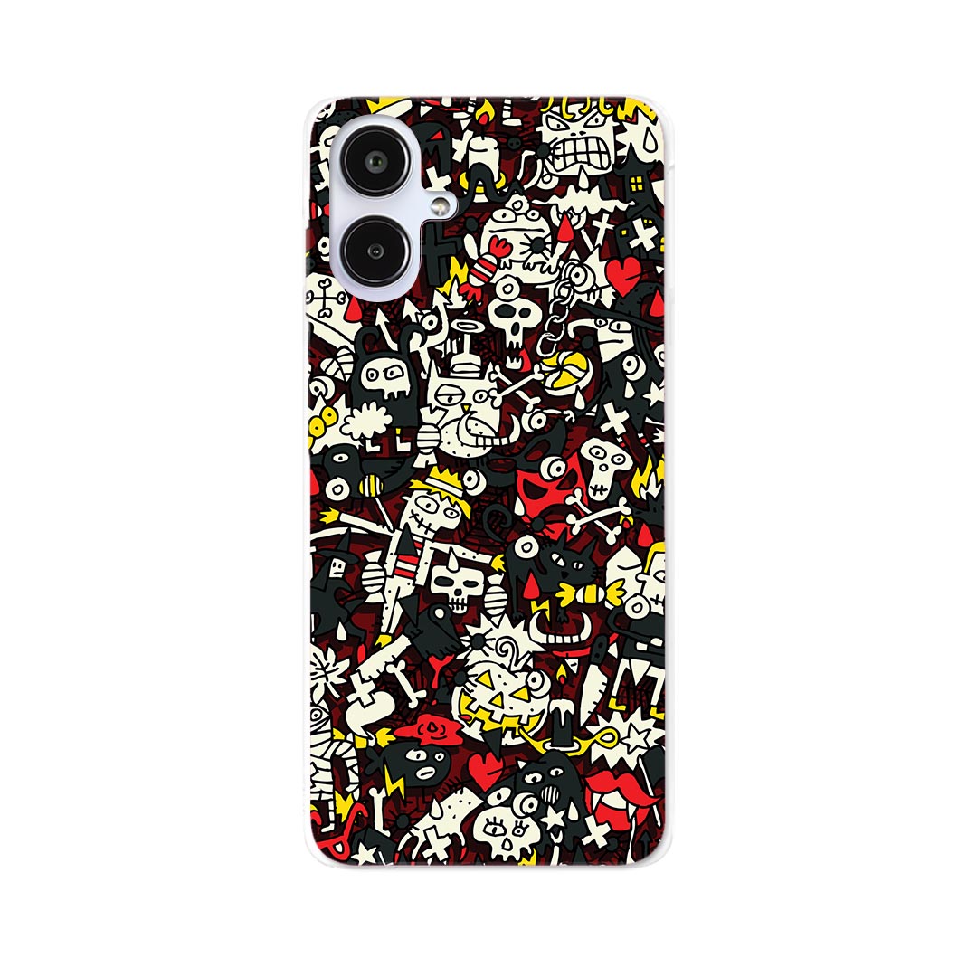 移动通信, 手机 - Galaxy A25 用 SC-53F / SCG33 共通対応 sc53f ケース カバー ハードケース 006806 ハロウィン　イラスト　模様