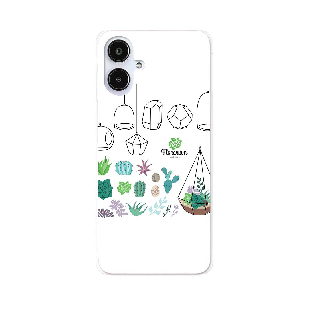 Mobile Phone Cases - Galaxy A25 用 SC-53F / SCG33 共通対応 sc53f ケース カバー ハードケース 016364 サボテン　植物