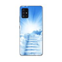 Galaxy A51 5G SC-54A 専用ハードケース igcase SC54A docom ドコモ ギャラクシー スマホカバー カバー ケース pc ハードケース 004979 写真・風景 空 イラスト 青(2)