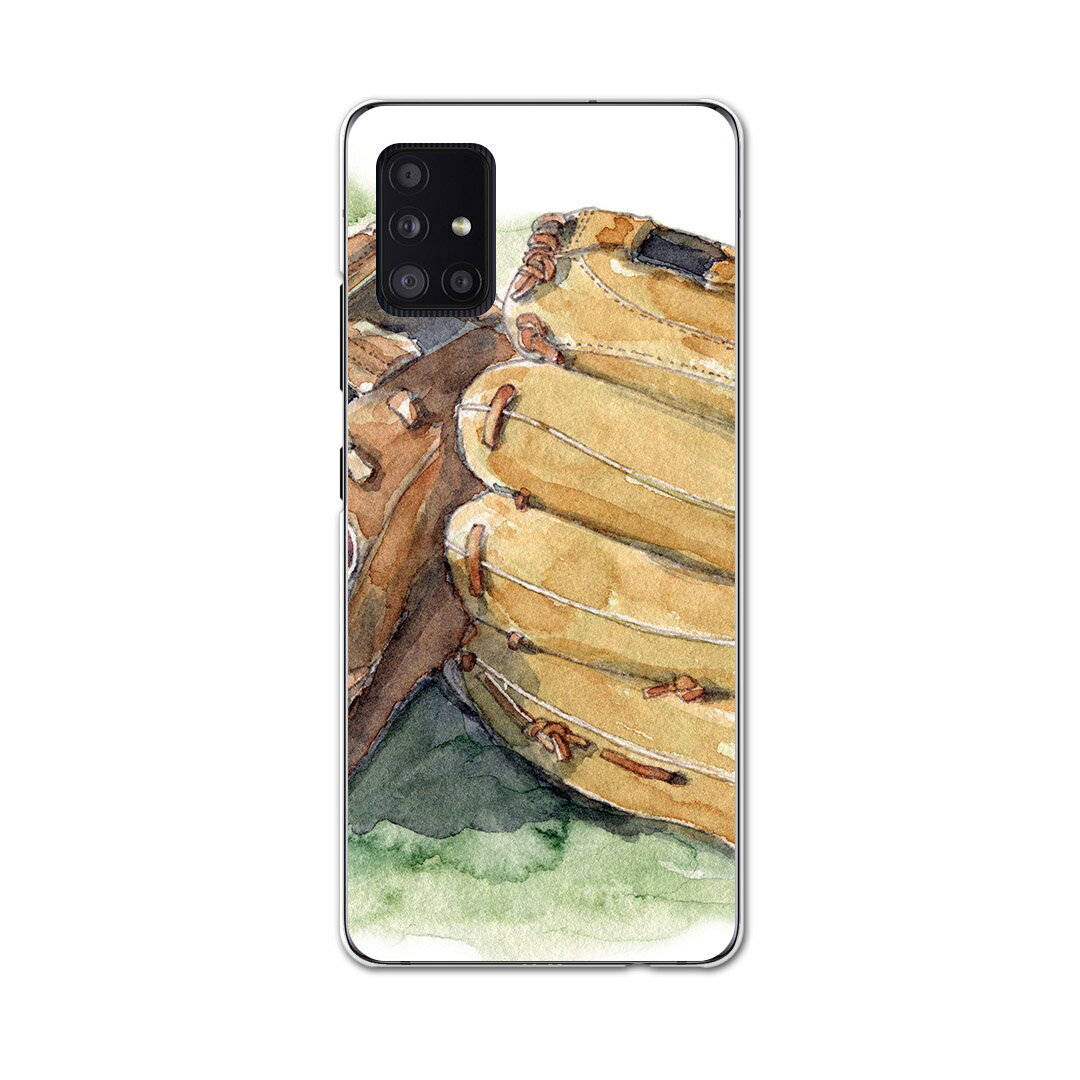 Galaxy A51 5G SC-54A 専用ハードケース igcase SC54A docom ドコモ　ギャラクシー スマホカバー カバー ケース pc ハードケース 008065 ユニーク イラスト　水彩　グローブ　野球