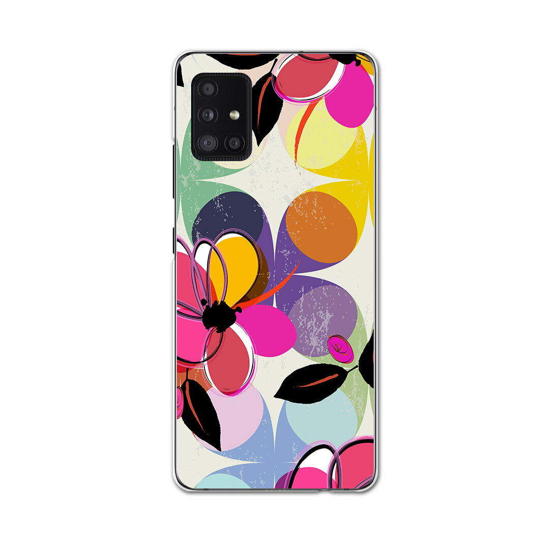 Galaxy A51 5G SC-54A 専用ハードケース igcase SC54A docom ドコモ　ギャラクシー スマホカバー カバー ケース pc ハードケース 008472 フラワー 花　フラワー　カラフル　模様
