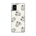 Galaxy A51 5G SC-54A 専用ハードケース igcase SC54A docom ドコモ ギャラクシー スマホカバー カバー ケース pc ハードケース 010668 車 イラスト 白(2)