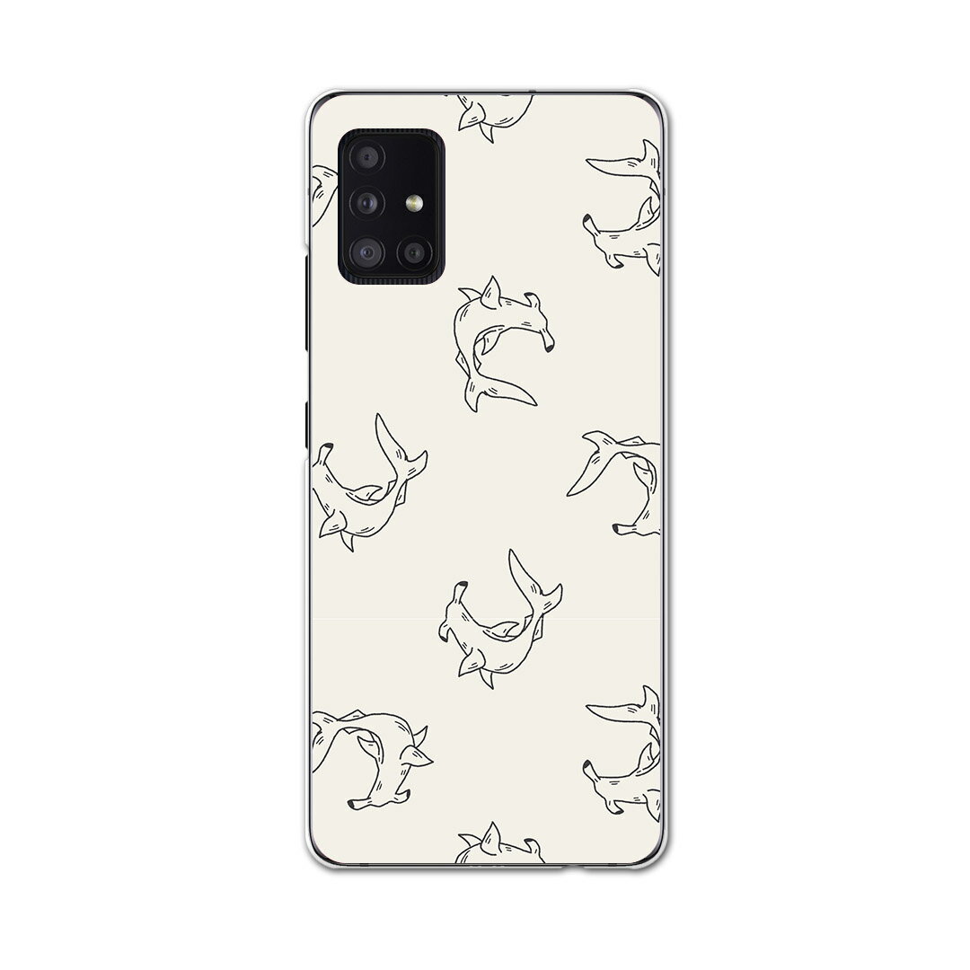 Galaxy A51 5G SC-54A 専用ハードケース igcase SC54A docom ドコモ ギャラクシー スマホカバー カバー ケース pc ハードケース 010683 サメ 海 生き物