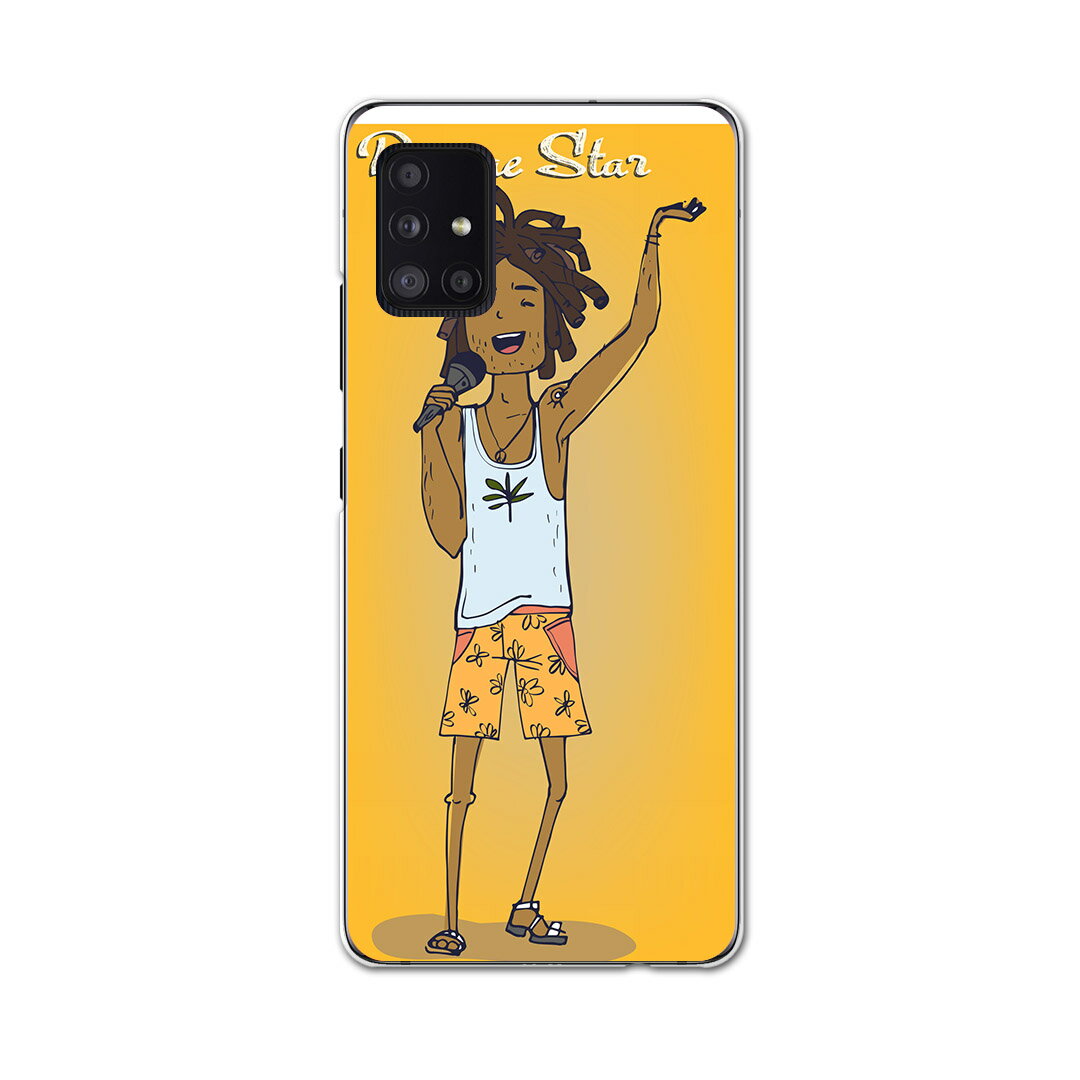 Galaxy A51 5G SC-54A 専用ハードケース igcase SC54A docom ドコモ　ギャラクシー スマホカバー カバー ケース pc ハードケース 010873 レゲエ　人物　音楽