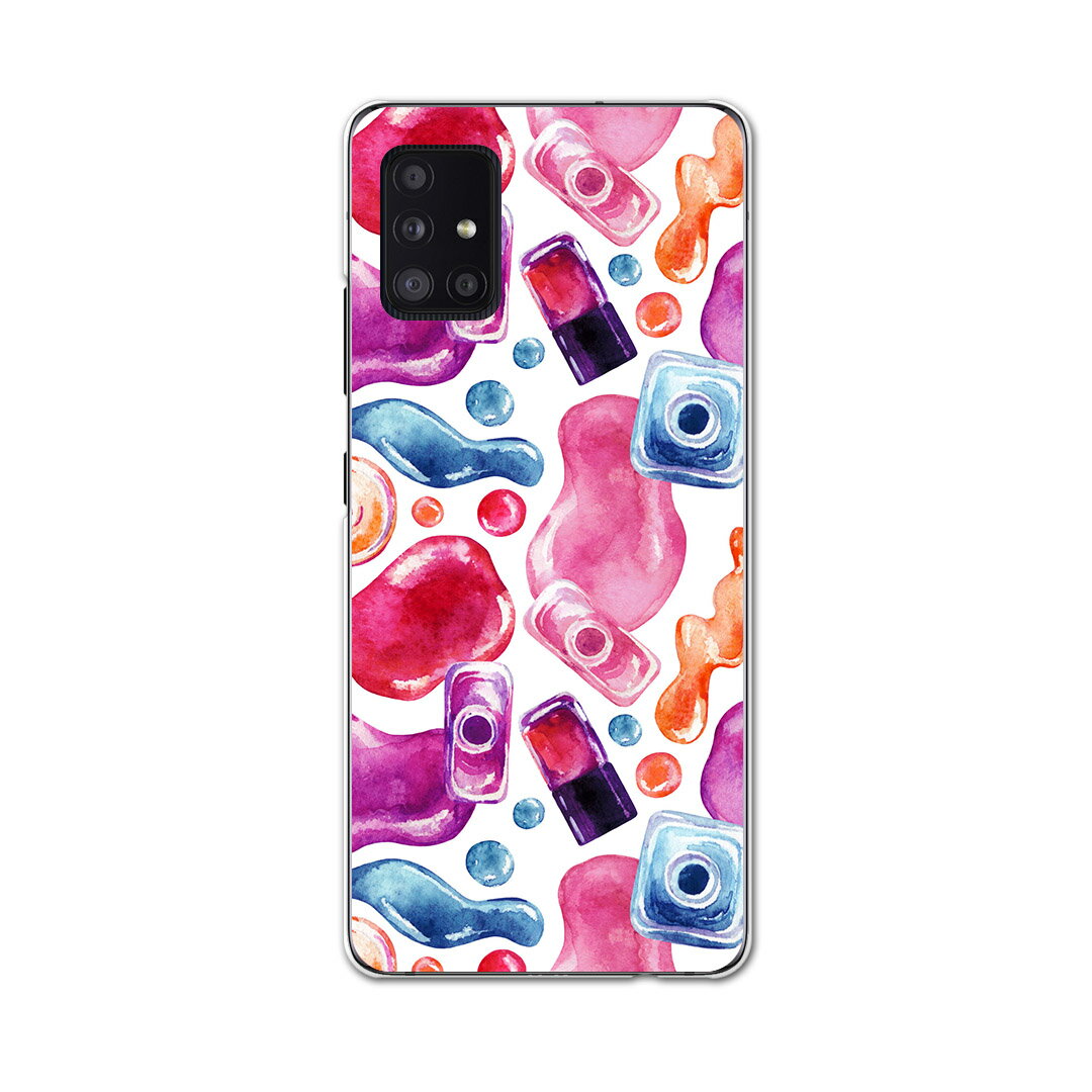 Galaxy A51 5G SC-54A 専用ハードケース igcase SC54A docom ドコモ ギャラクシー スマホカバー カバー ケース pc ハードケース 012570 マニキュア おしゃれ ピンク