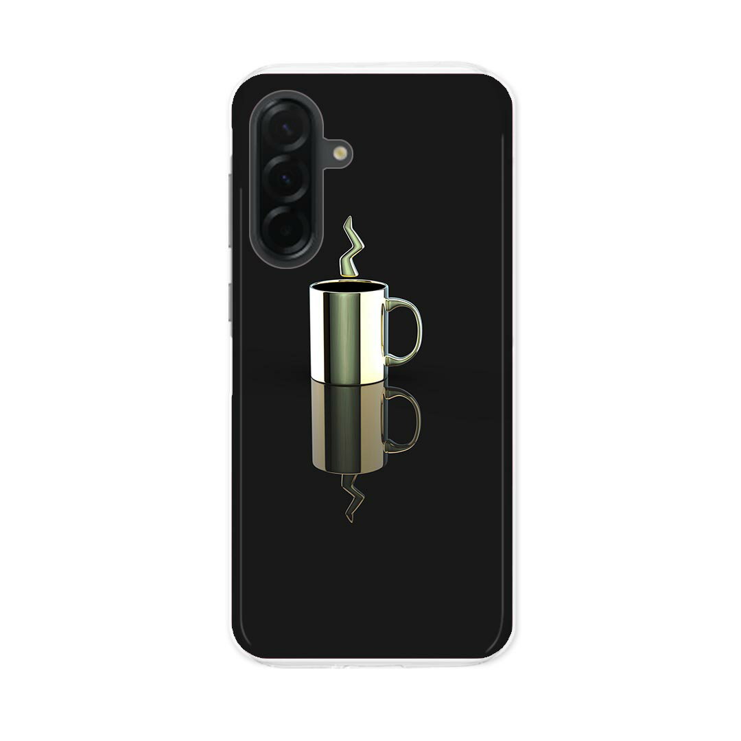 Galaxy A36 5G 用 スマホカバー SC-54F / SCG34 共通対応 共通対応 sc54f ケース カバー ハードケース 023143 コーヒー　カップ　イラスト