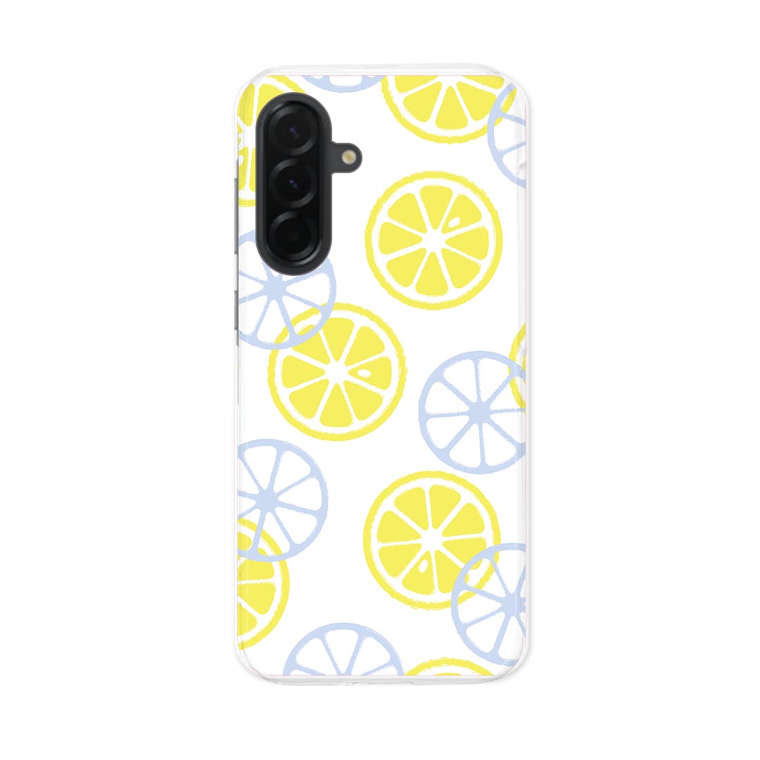 Rakuten - Galaxy A36 5G 用 スマホカバー SC-54F / SCG34 共通対応 共通対応 sc54f ケース カバー ハードケース 008331 レモン　黄色　パステル　模様