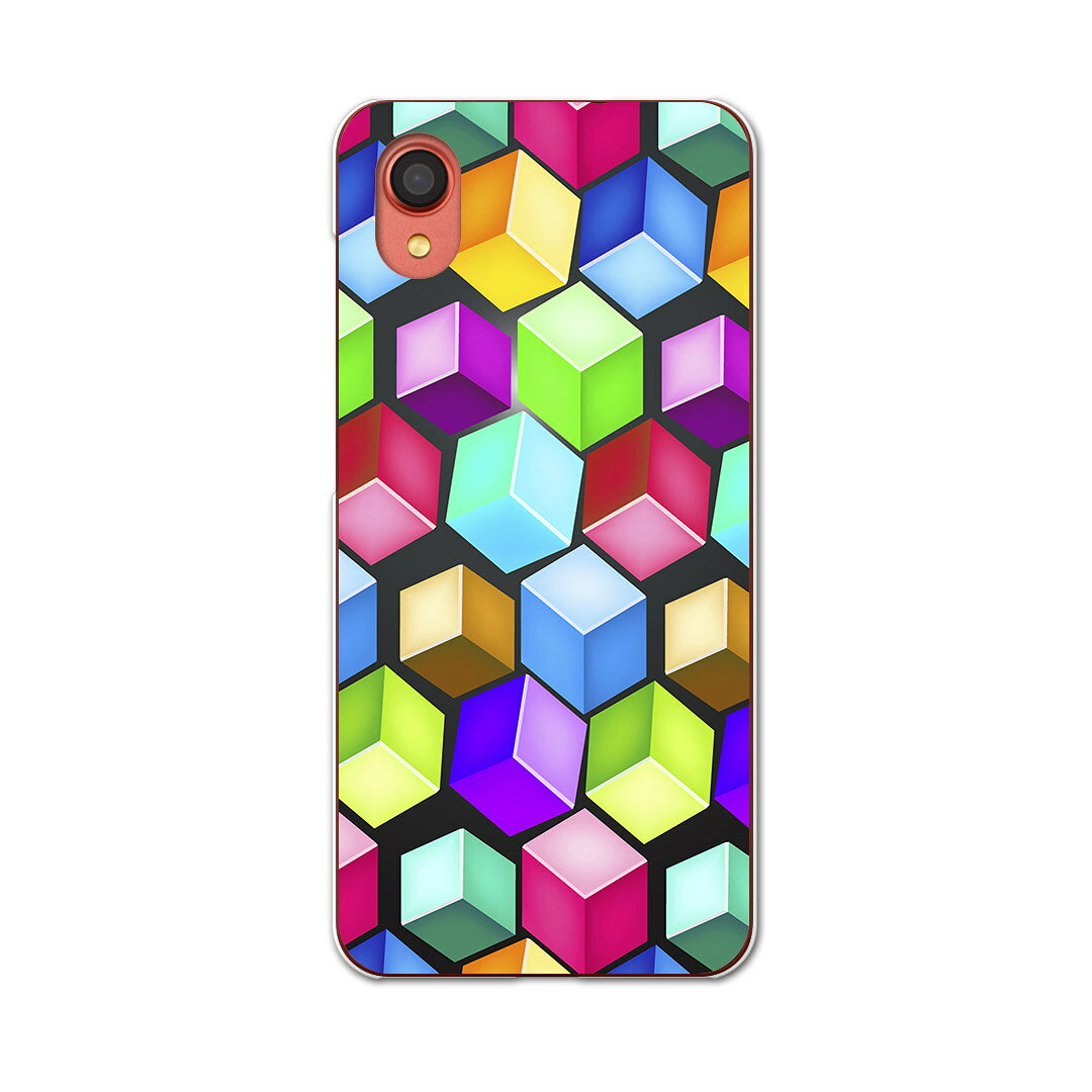 Galaxy A22 5G SC-56B 用 ハードケース SC56B igcase スマホカバー カバー ケース pc ハードケース 000465 その他 バブル　レインボー