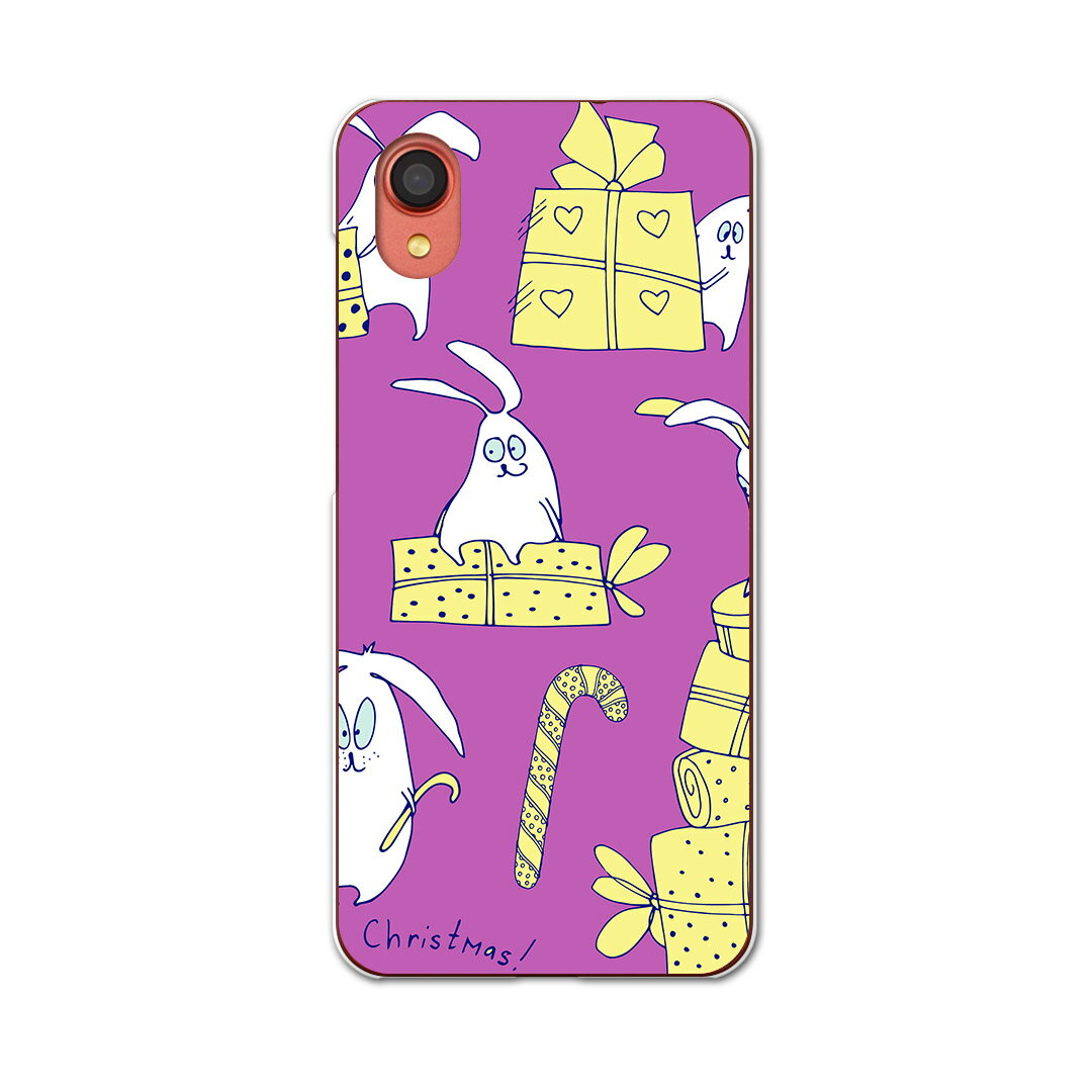 Rakuten - Galaxy A22 5G SC-56B 用 ハードケース SC56B igcase スマホカバー カバー ケース pc ハードケース 004929 スポーツ うさぎ　キャラクター　プレゼント