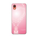 Galaxy A22 5G SC-56B 用 ハードケース SC56B igcase スマホカバー カバー ケース pc ハードケース 004938 ラブリー フラワー ハート ピンク バレンタイン