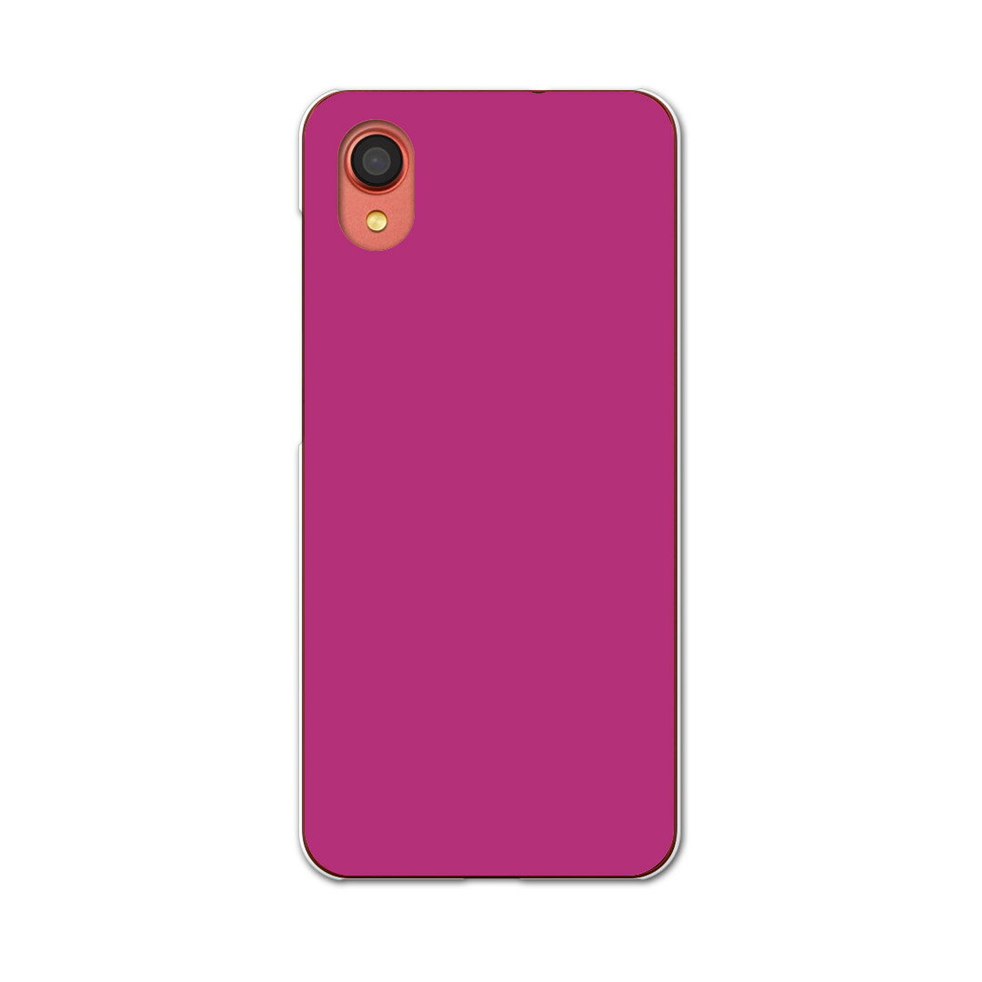 Rakuten - Galaxy A22 5G SC-56B 用 ハードケース SC56B igcase スマホカバー カバー ケース pc ハードケース 008989 その他 シンプル　無地　紫