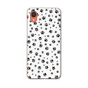 Galaxy A22 5G SC-56B 用 ハードケース SC56B igcase スマホカバー カバー ケース pc ハードケース 010270 動物 犬 足跡(2)