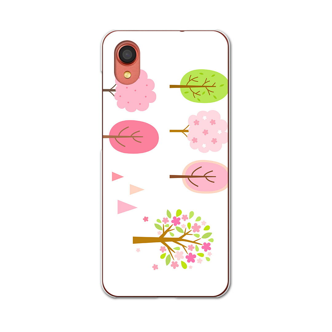 Galaxy A22 5G SC-56B 用 ハードケース SC56B igcase スマホカバー カバー ケース pc ハードケース 014940 桜 木 春
