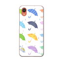 Galaxy A22 5G SC-56B 用 ハードケース SC56B igcase スマホカバー カバー ケース pc ハードケース 016321 傘 梅雨 カラフル