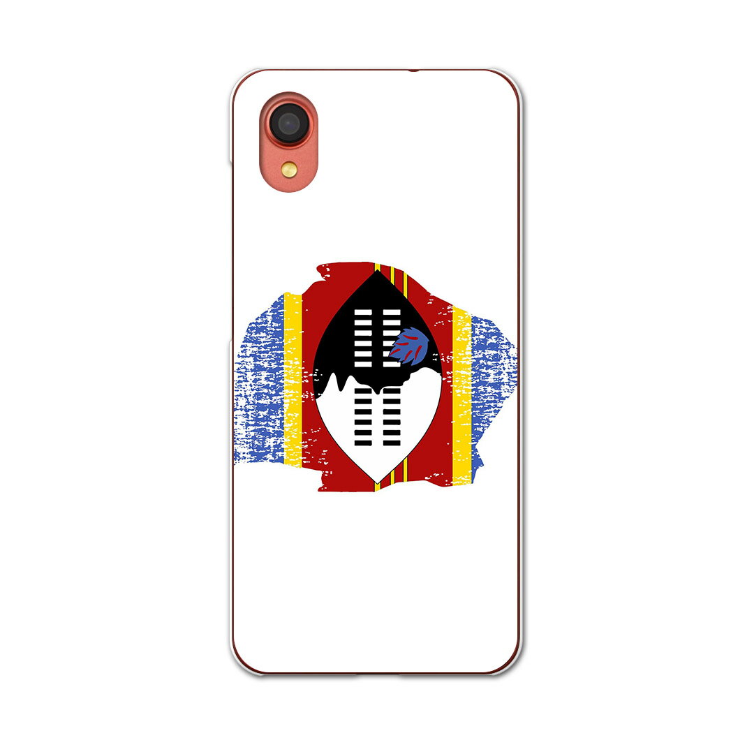 Galaxy A22 5G SC-56B 用 ハードケース SC56B igcase スマホカバー カバー ケース pc ハードケース 018957 国旗 swaziland スワジランド