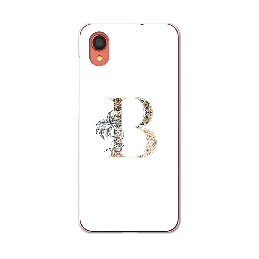 Galaxy A22 5G SC-56B 用 ハードケース SC56B igcase スマホカバー カバー ケース pc ハードケース 019146 フォント 文字 b アルファベット