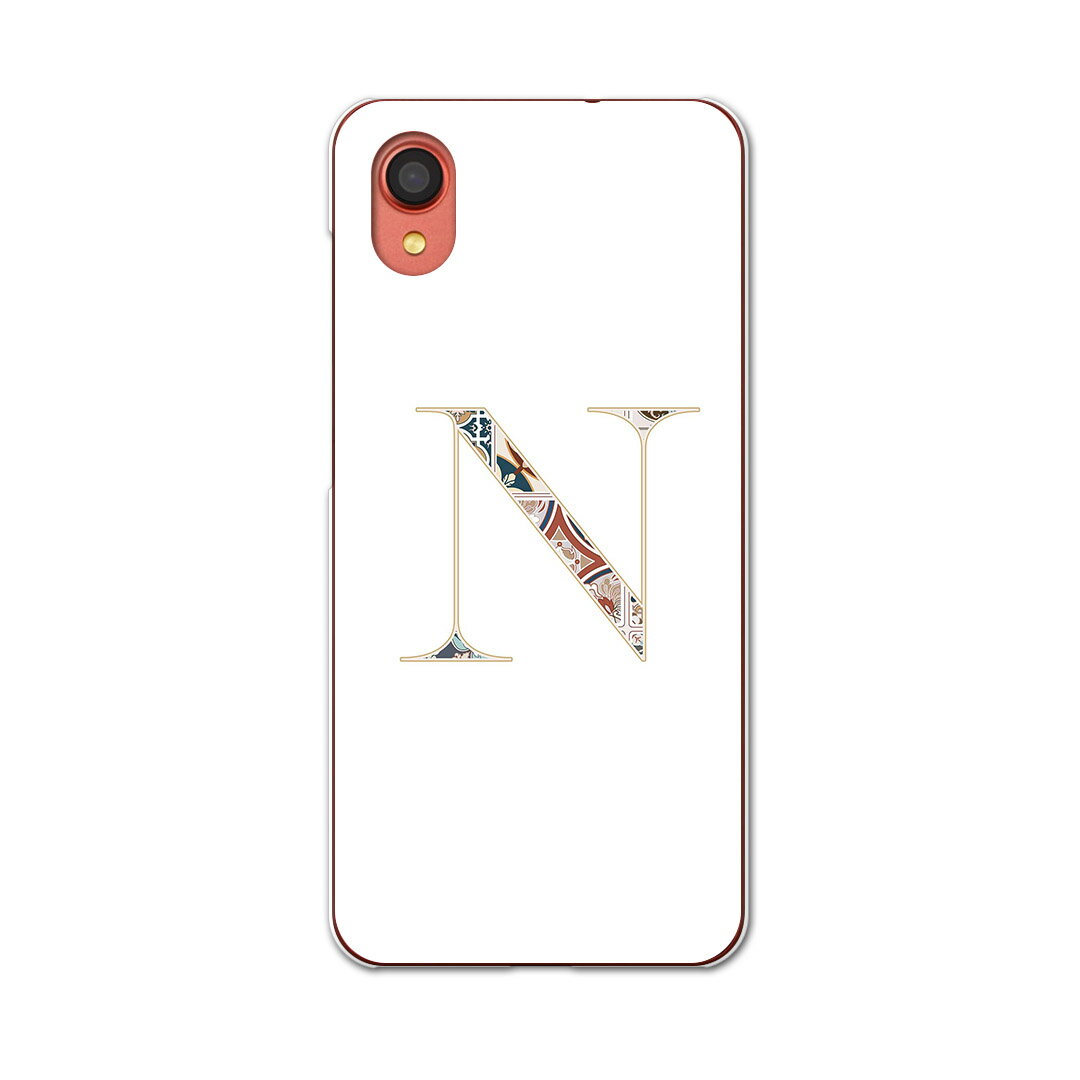乐天商城 - Galaxy A22 5G SC-56B 用 ハードケース SC56B igcase スマホカバー カバー ケース pc ハードケース 019257 フォント 文字 n アルファベット