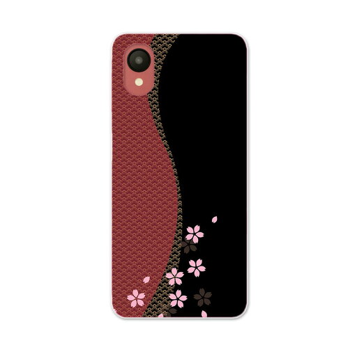 Galaxy A23 5G 専用ハードケース SC-56C / SCG18 共通対応 sc56c igcase スマホカバー カバー ケース pc ハードケース 000049 クール 和柄 桜 黒 Galaxy A23 5G 専用ハードケース SC-56C / SCG18 共通対応 sc56c igcase スマホカバー カバー ケース pc ハードケース 000049 クール 和柄 桜 黒