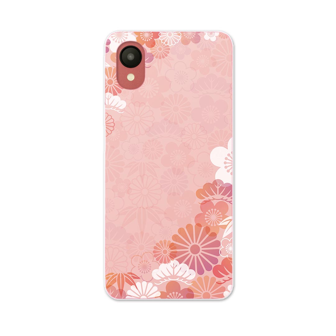 Galaxy A23 5G 専用ハードケース SC-56C / SCG18 共通対応 sc56c igcase スマホカバー カバー ケース pc ハードケース 005692 花　和風　和柄