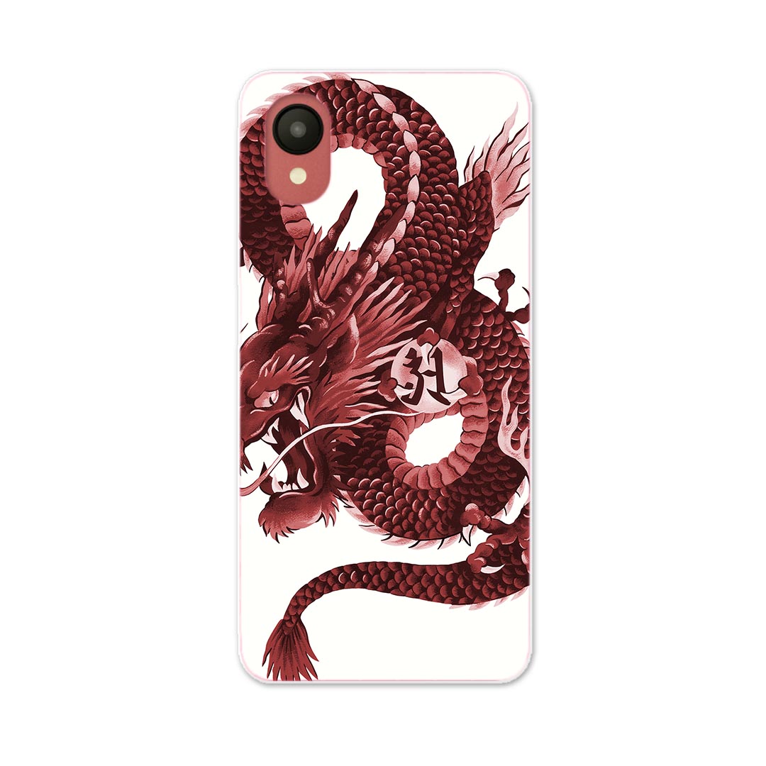 樂天商城 - Galaxy A23 5G 専用ハードケース SC-56C / SCG18 共通対応 sc56c igcase スマホカバー カバー ケース pc ハードケース 008347 和柄　和風　赤　レッド　龍