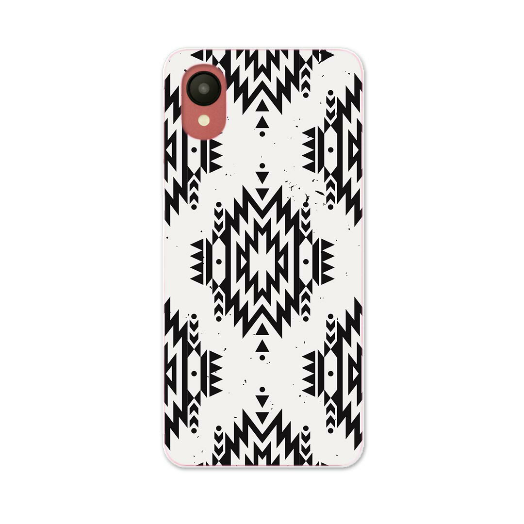 乐天商城 - Galaxy A23 5G 専用ハードケース SC-56C / SCG18 共通対応 sc56c igcase スマホカバー カバー ケース pc ハードケース 010891 ネイティブ柄　白　黒