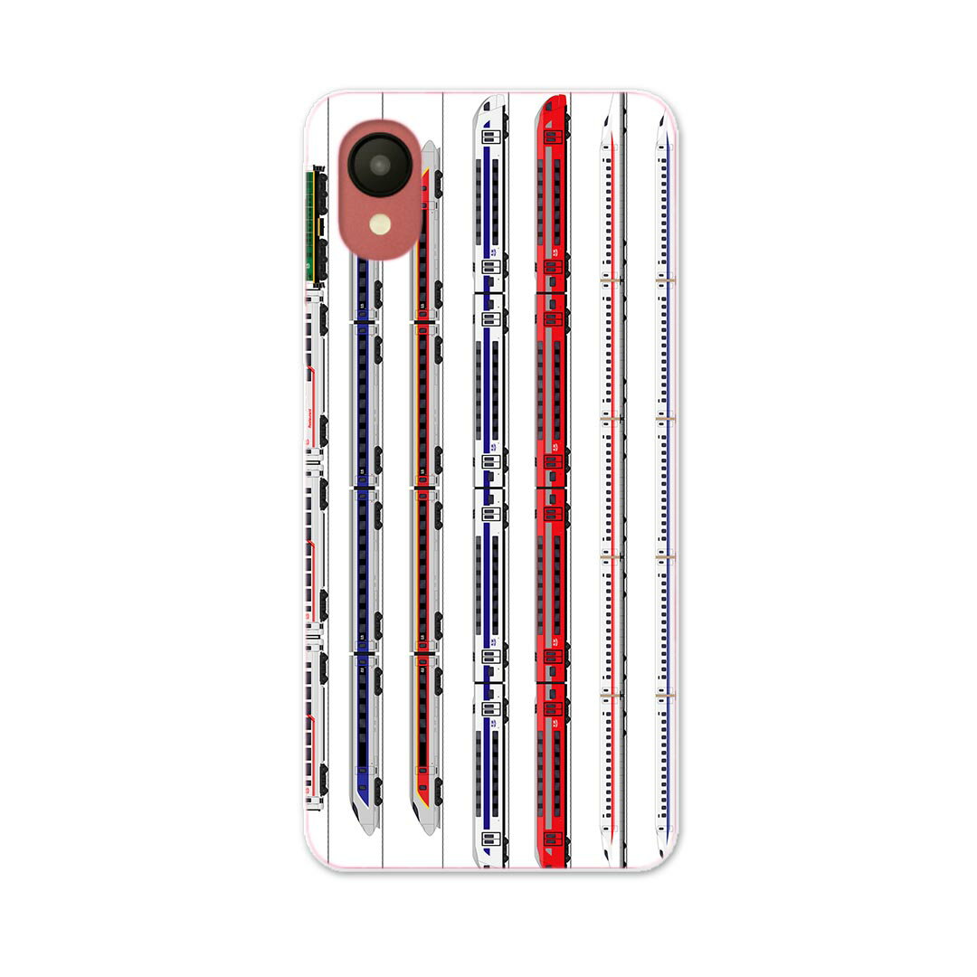 Galaxy A23 5G 専用ハードケース SC-56C / SCG18 共通対応 sc56c igcase スマホカバー カバー ケース pc ハードケース 013216 乗り物　新幹線　電車