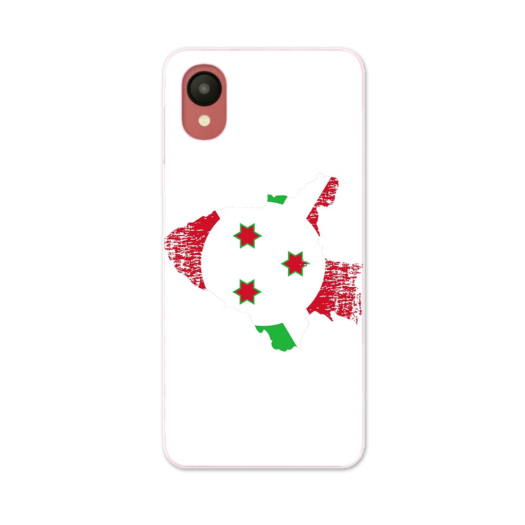 Galaxy A23 5G 専用ハードケース SC-56C / SCG18 共通対応 sc56c igcase スマホカバー カバー ケース pc ハードケース 018787 国旗 burundi ブルンジ