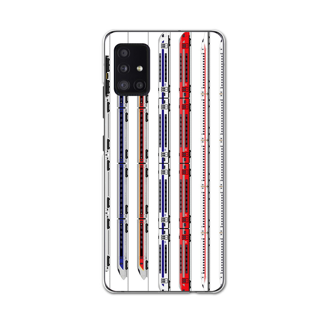 Galaxy A51 5G 専用ハードケース igcase SCG07 au スマホカバー カバー ケース pc ハードケース 013216 乗り物　新幹線　電車
