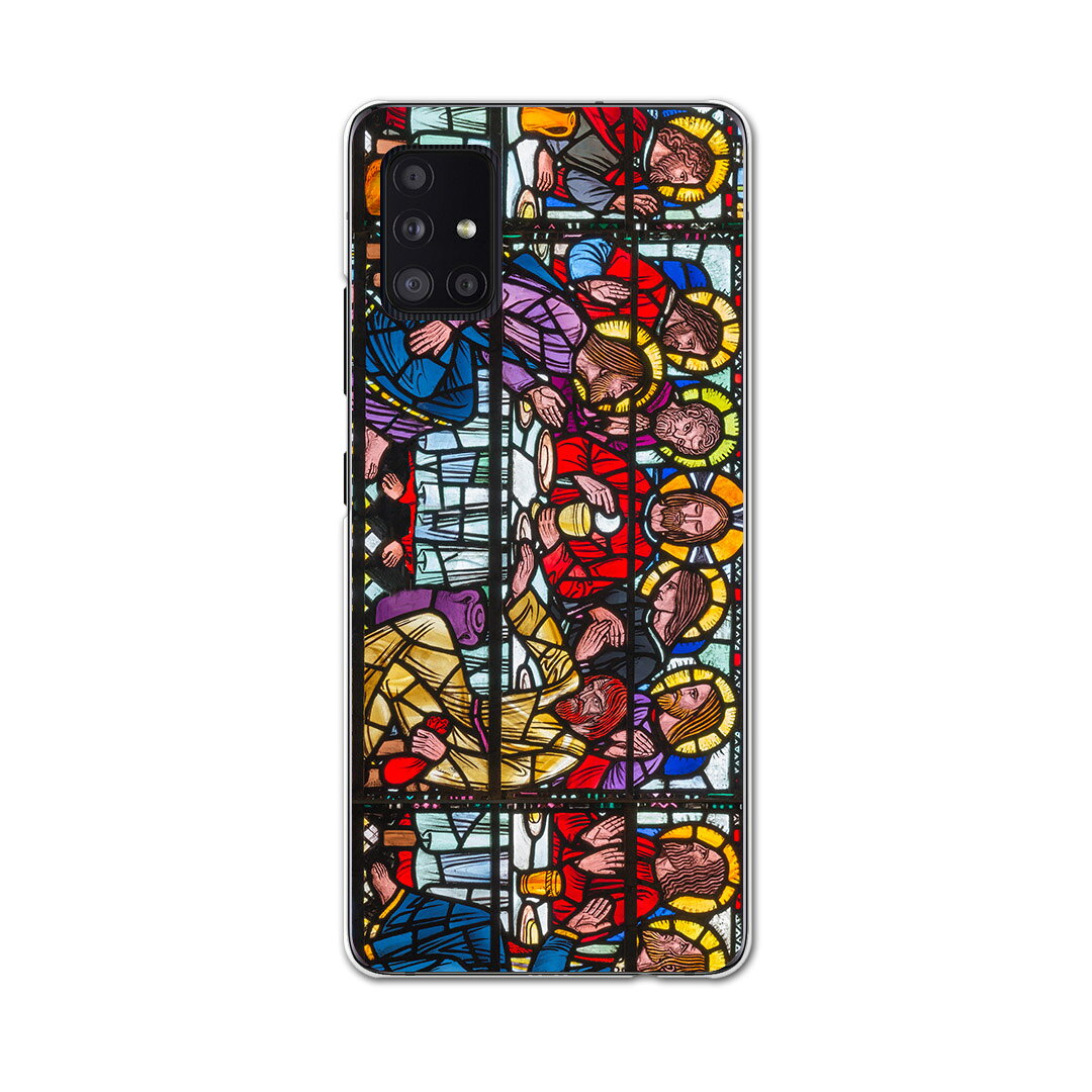 Galaxy A51 5G 専用ハードケース igcase SCG07 au スマホカバー カバー ケース pc ハードケース 016393 絵画　ステンドグラス