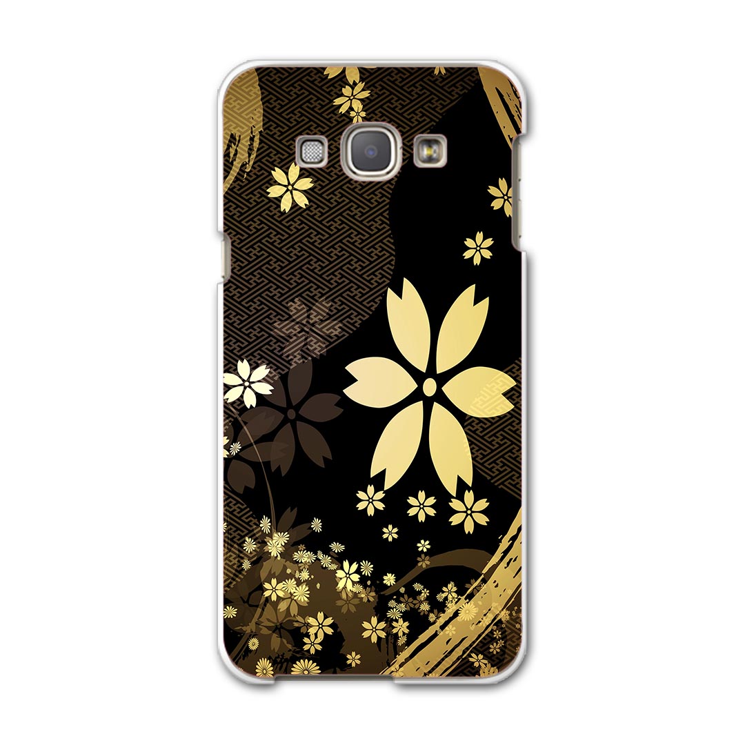 Rakuten - SCV32 GALAXY A8 ギャラクシー A8 scv32 au エーユー スマホ カバー スマホケース スマホカバー PC ハードケース 和風　和柄　花　フラワー クール 005848