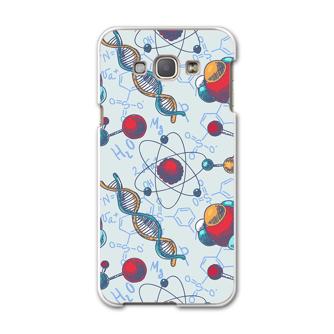 Mobile Phone Cases - SCV32 GALAXY A8 ギャラクシー A8 scv32 au エーユー スマホ カバー ケース スマホケース スマホカバー PC ハードケース 遺伝子　カラフル　イラスト　模様 ユニーク 008325