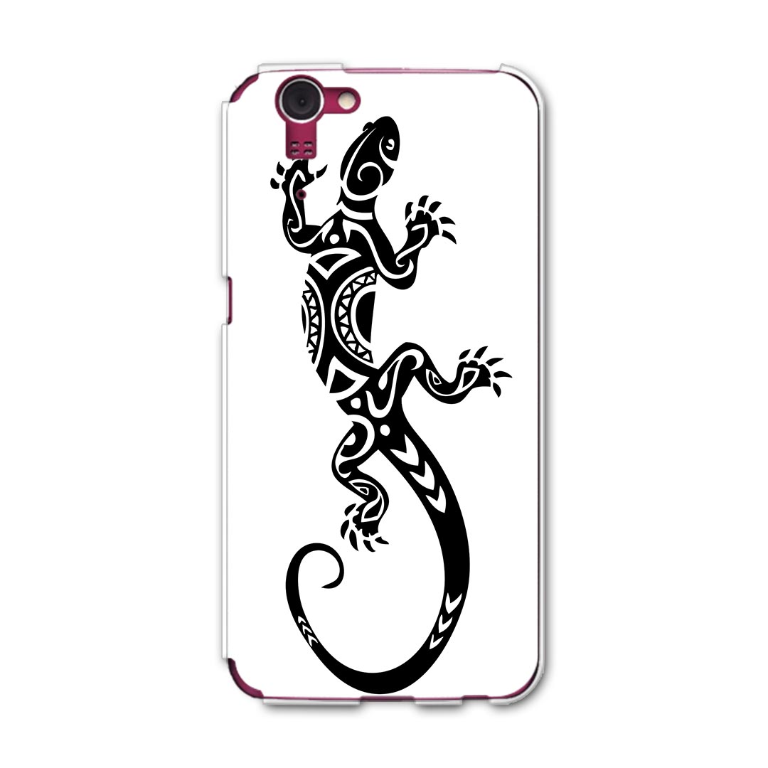 SH-01F AQUOS PHONE ZETA アクオスゼータ sh01f docomo ドコモ スマホ カバー ケース スマホケース スマホカバー PC ハードケース トカゲ　爬虫類 アニマル 001067