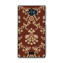 SH-01G AQUOS ZETA アクオスゼータ sh01g docomo ドコモ スマホ カバー ケース スマホケース スマホカバー TPU ソフトケース 茶色 デザイン その他 000378(2)