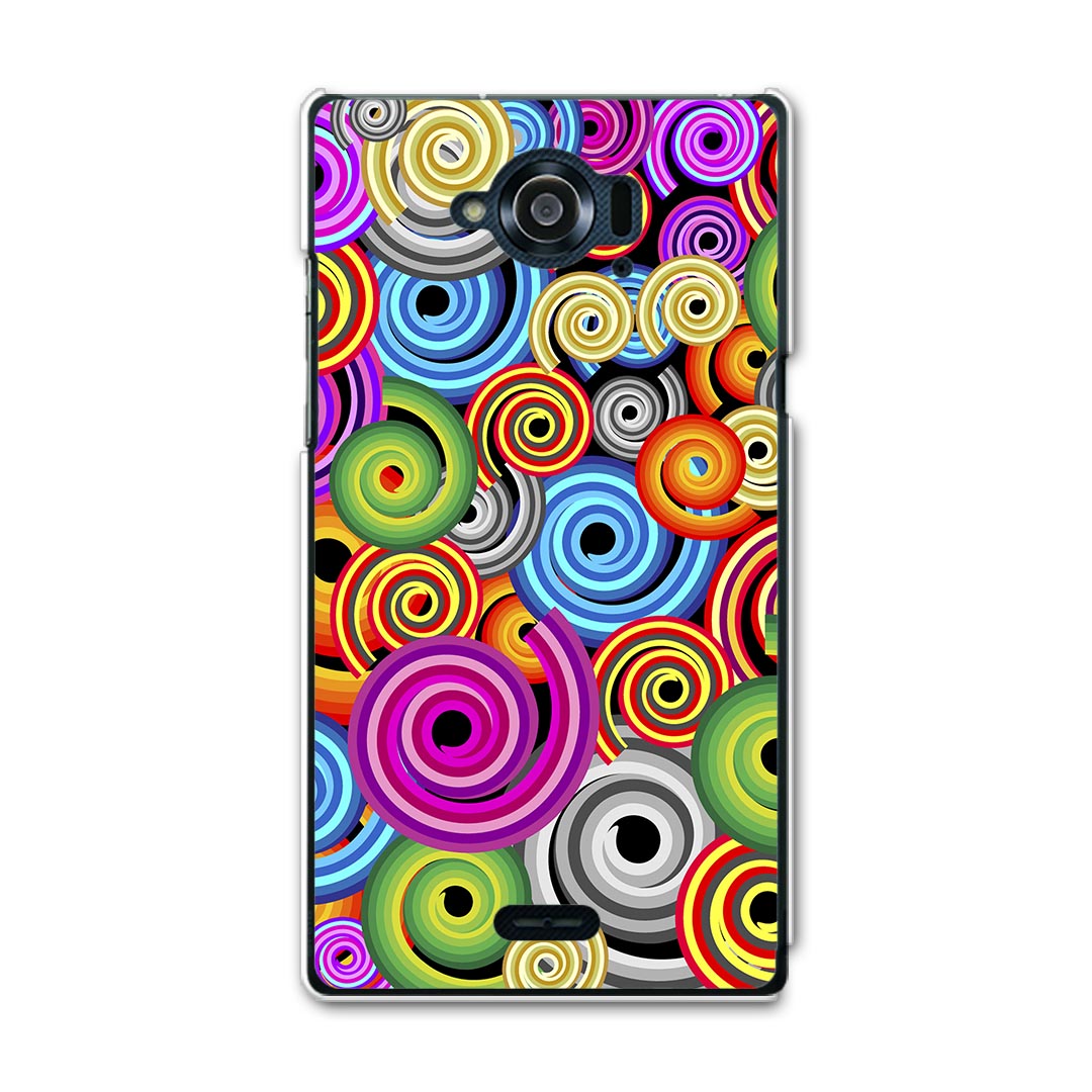 SH-01G AQUOS ZETA アクオスゼータ sh01g docomo ドコモ スマホ カバー ケース スマホケース スマホカバー TPU ソフトケース ナルト カラフル その他 000501