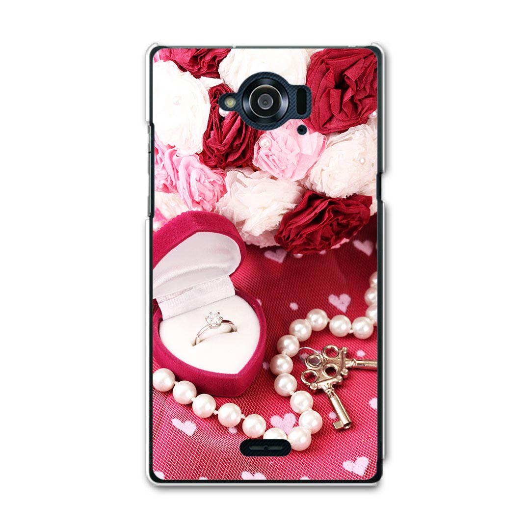 SH-01G AQUOS ZETA アクオスゼータ sh01g docomo ドコモ スマホ カバー ケース スマホケース スマホカバー TPU ソフトケース 結婚　指輪 ラグジュアリー 000996