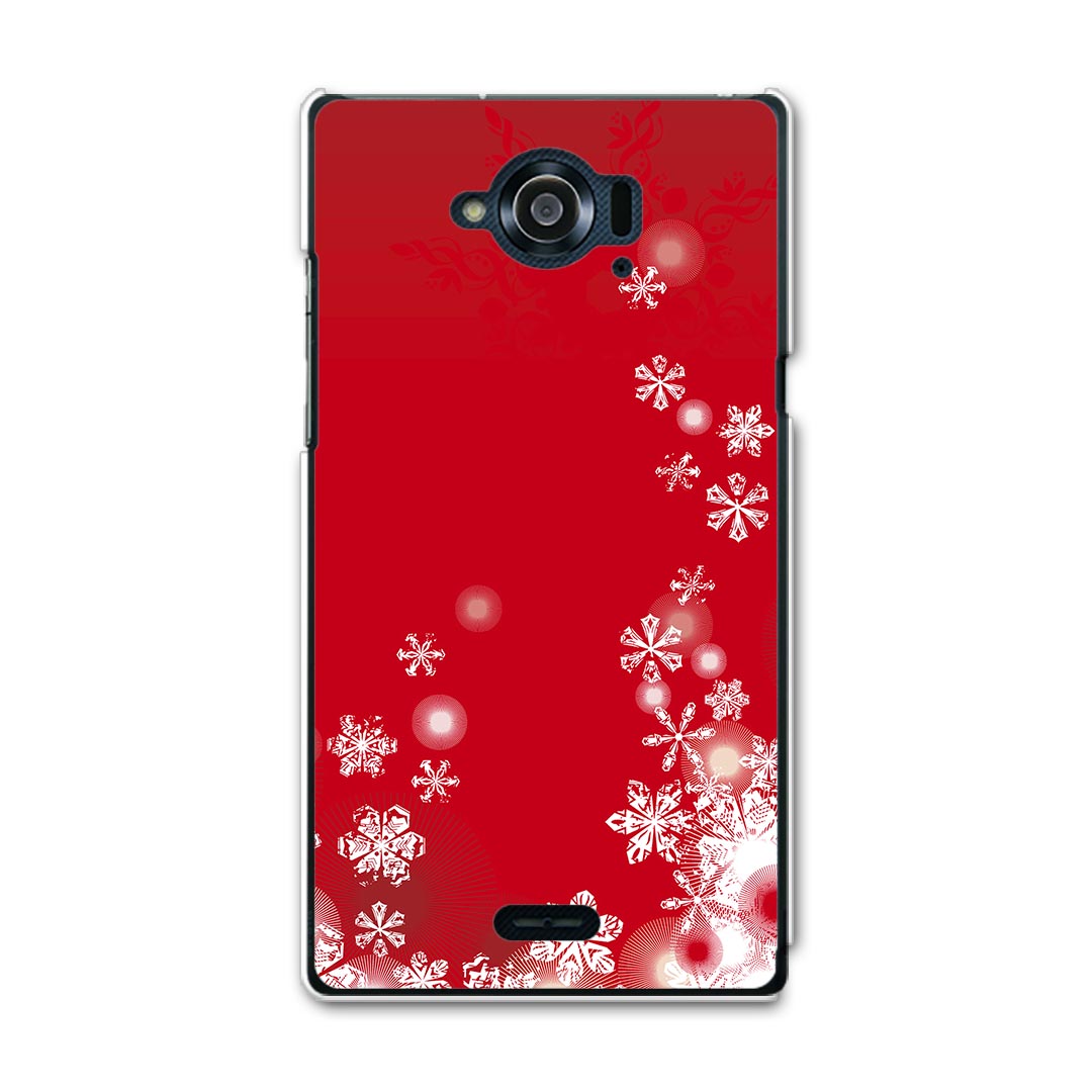 SH-01G AQUOS ZETA アクオスゼータ sh01g docomo ドコモ スマホ カバー ケース スマホケース スマホカバー TPU ソフトケース 雪 冬 フラワー 001520
