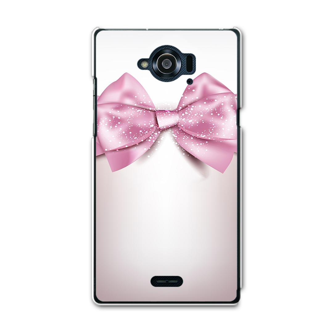 SH-01G AQUOS ZETA アクオスゼータ sh01g docomo ドコモ スマホ カバー ケース スマホケース スマホカバー TPU ソフトケース リボン ラブリー 001632