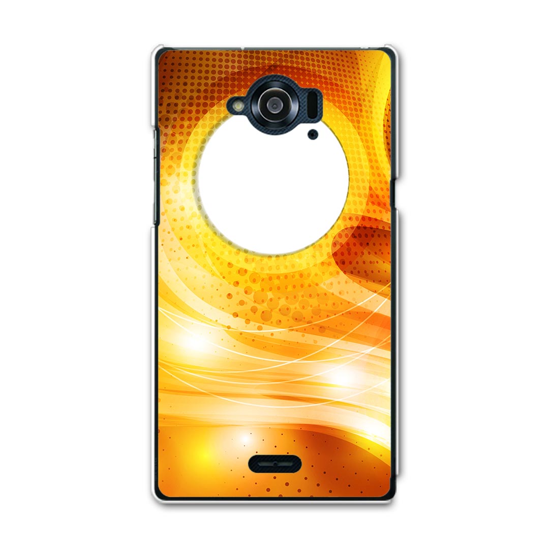 SH-01G AQUOS ZETA アクオスゼータ sh01g docomo ドコモ スマホ カバー ケース スマホケース スマホカバー TPU ソフトケース 模様　オレンジ クール 002189