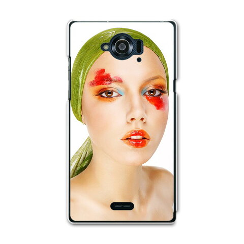 SH-02G Disney Mobile ディズニーモバイル docomo ドコモ sh02g スマホ カバー ケース スマホケース スマホカバー TPU ソフトケース 003585 メイク 人物 写真