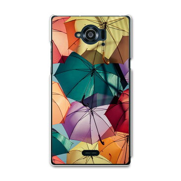 SH-02G Disney Mobile ディズニーモバイル docomo ドコモ sh02g スマホ カバー ケース スマホケース スマホカバー TPU ソフトケース 003593 傘 写真 カラフル
