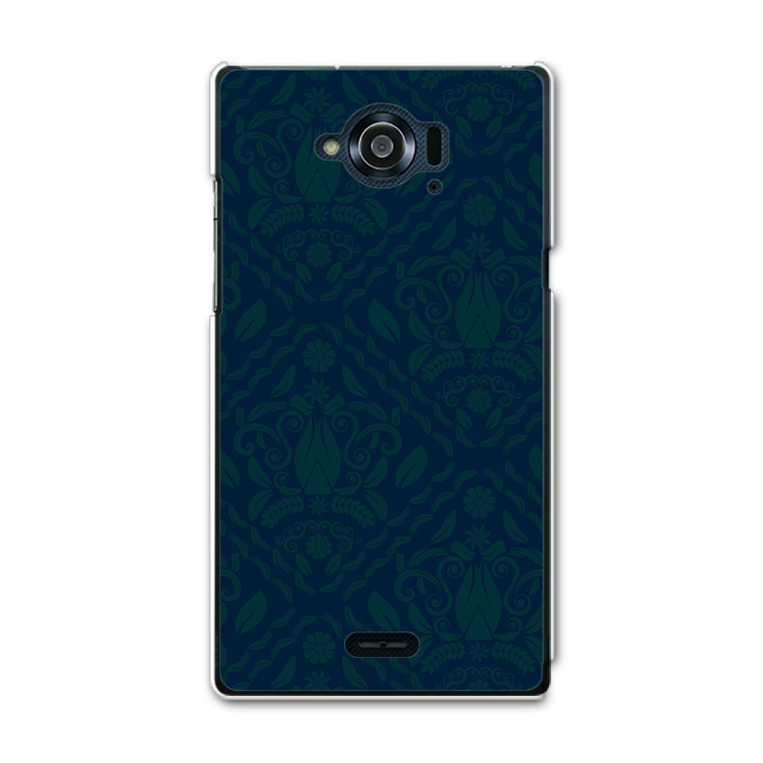 SH-01G AQUOS ZETA アクオスゼータ sh01g docomo ドコモ スマホ カバー ケース スマホケース スマホカバー TPU ソフトケース 模様 エレガント 黒 クール 004019