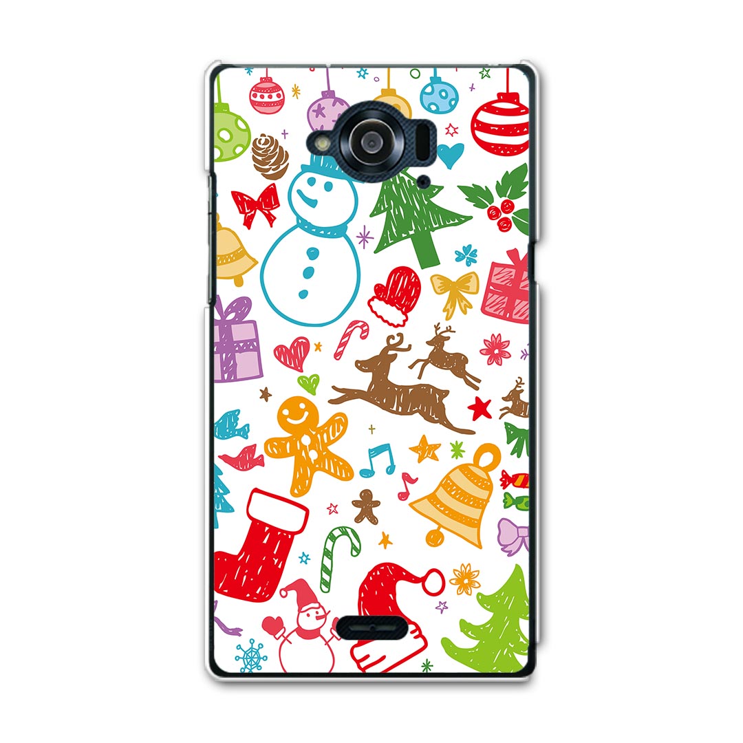 SH-01G AQUOS ZETA アクオスゼータ sh01g docomo ドコモ スマホ カバー ケース スマホケース スマホカバー TPU ソフトケース 冬　イラスト　クリスマス ユニーク 005540