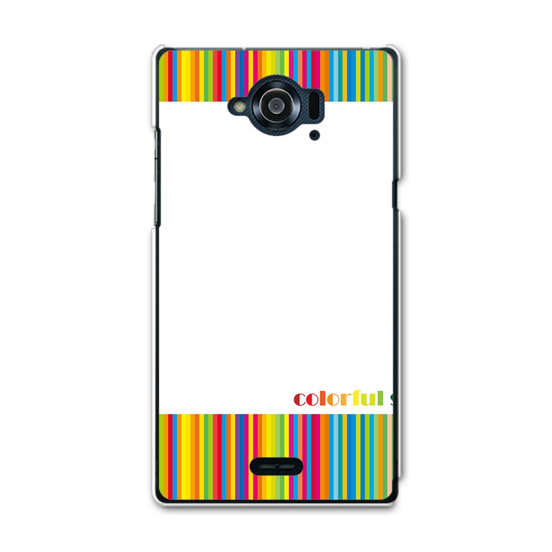 Mobile Phone Cases - SH-01G AQUOS ZETA アクオスゼータ sh01g docomo ドコモ スマホ カバー ケース スマホケース スマホカバー TPU ソフトケース ストライプ　カラフル　模様 チェック・ボーダー 006213