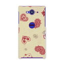 SH-01H AQUOS ZETA アクオスゼータ sh01h docomo ドコモ スマホ カバー スマホケース スマホカバー TPU ソフトケース ハート 模様 ラブリー 001128(2)
